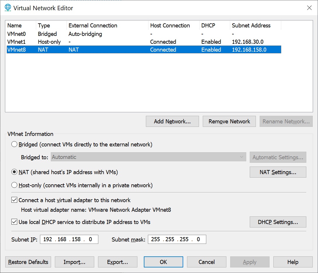 vmware virtual network editor player 15 download