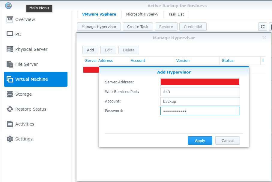 Adding user and assign role in ESXi VMware vSphere Hypervisor